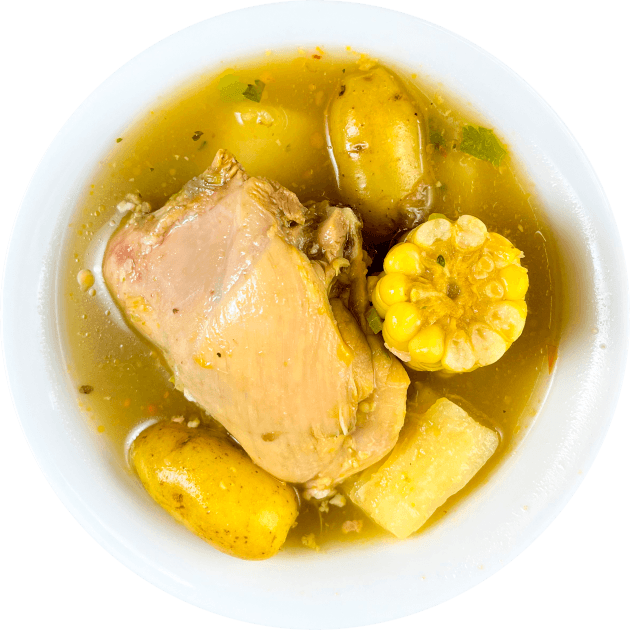 Sancocho de pollo.